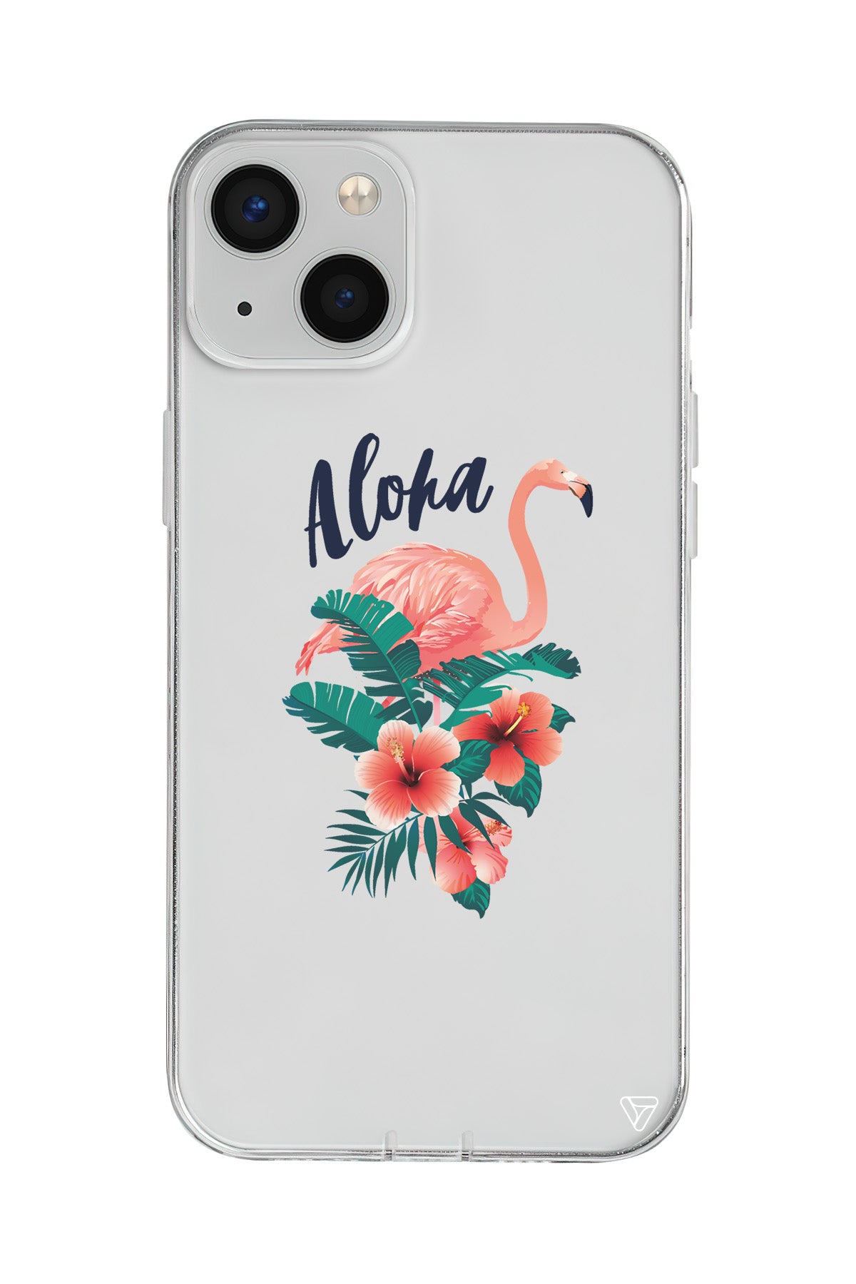 Aloha Flamingo Lansman Model İçi Kadife Silikon Telefon Kılıfı – Plus Serisine Özel