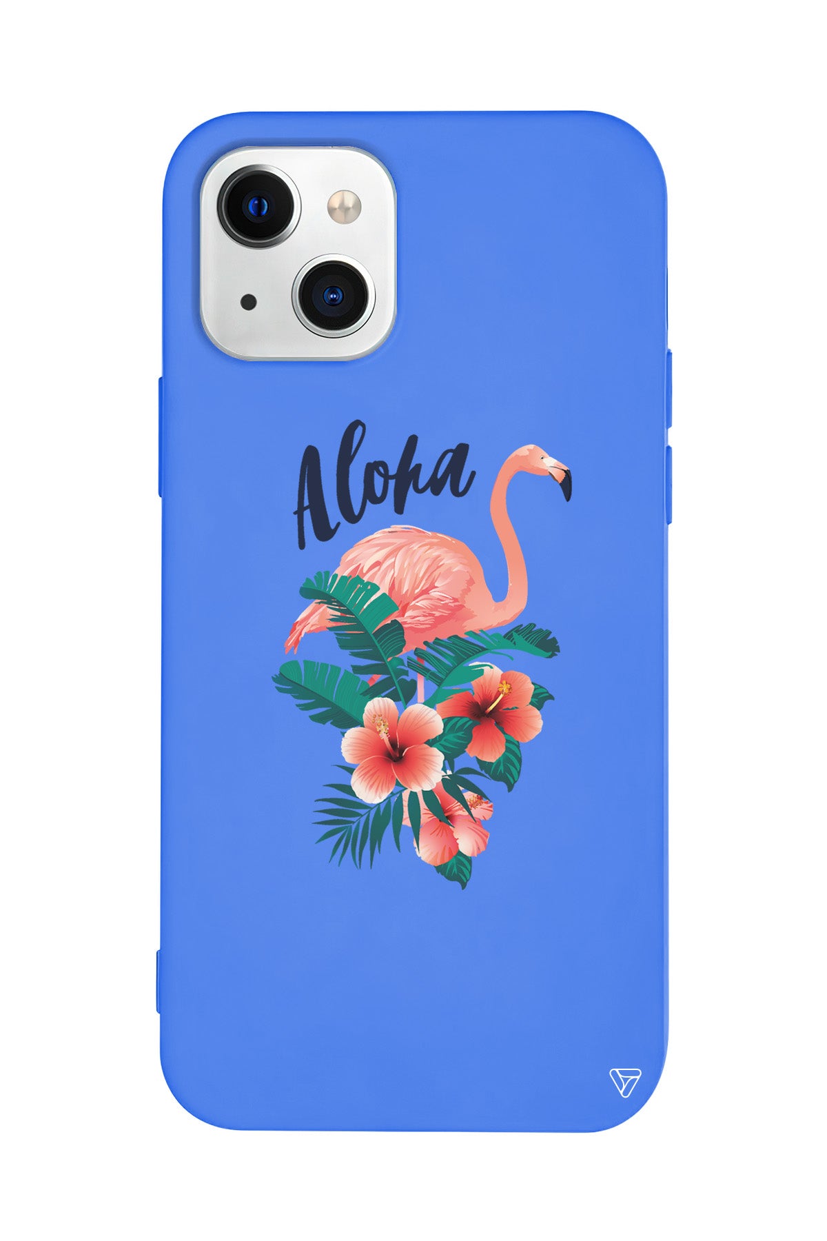 Aloha Flamingo Lansman Model İçi Kadife Silikon Telefon Kılıfı