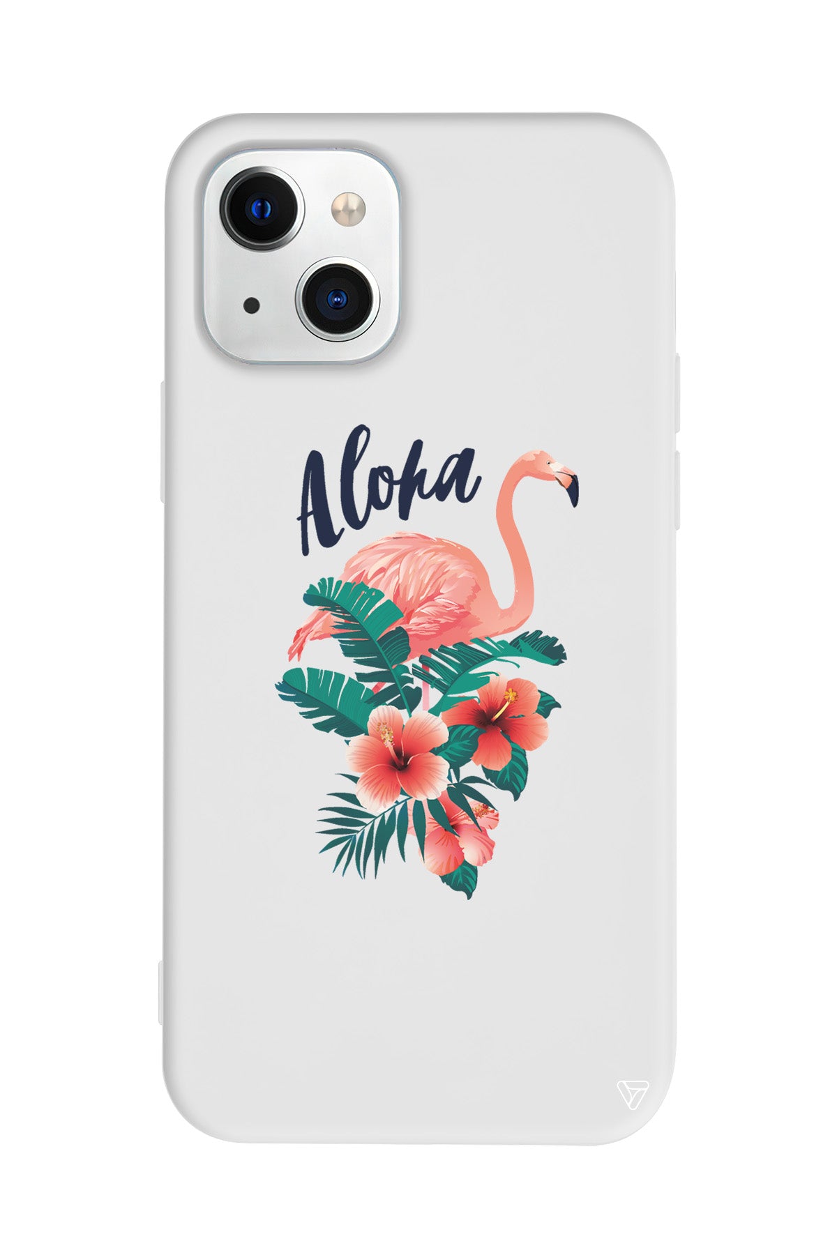Aloha Flamingo Lansman Model İçi Kadife Silikon Telefon Kılıfı – Plus Serisine Özel