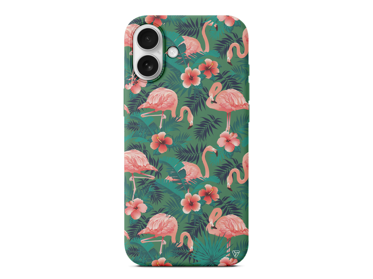 Leaf Flamingo Lansman Model İçi Kadife Silikon Telefon Kılıfı