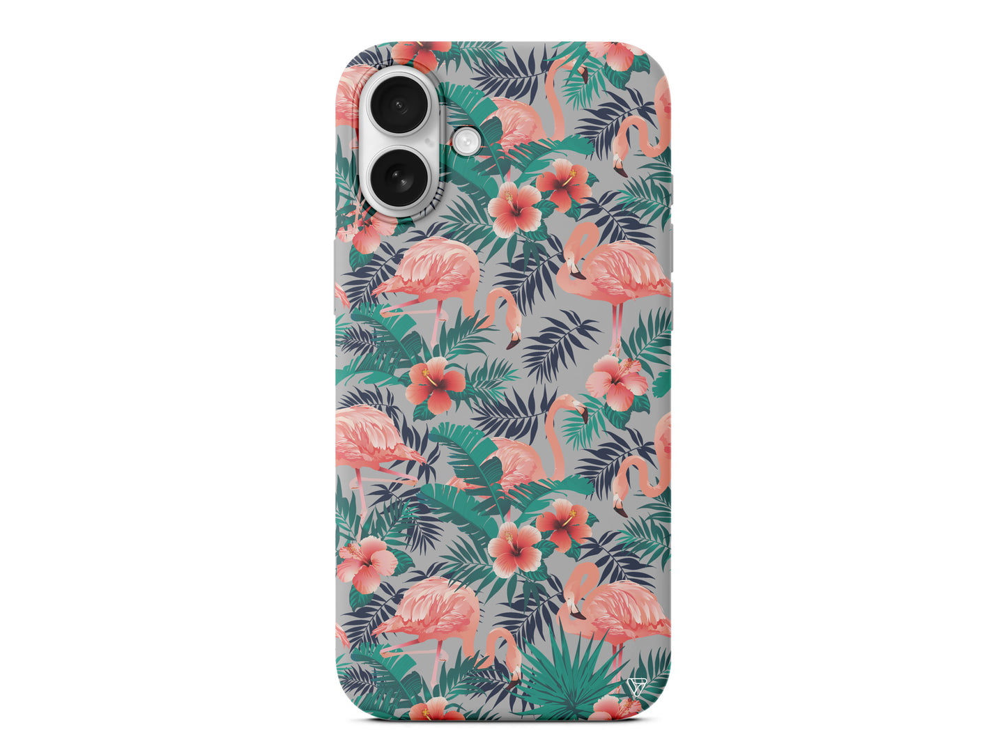 Leaf Flamingo Lansman Model İçi Kadife Silikon Telefon Kılıfı