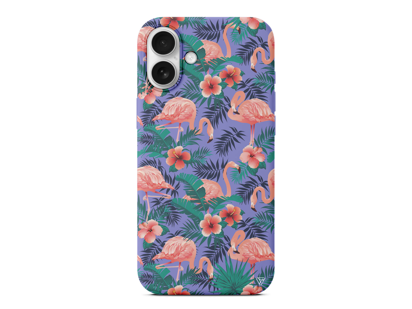 Leaf Flamingo Lansman Model İçi Kadife Silikon Telefon Kılıfı