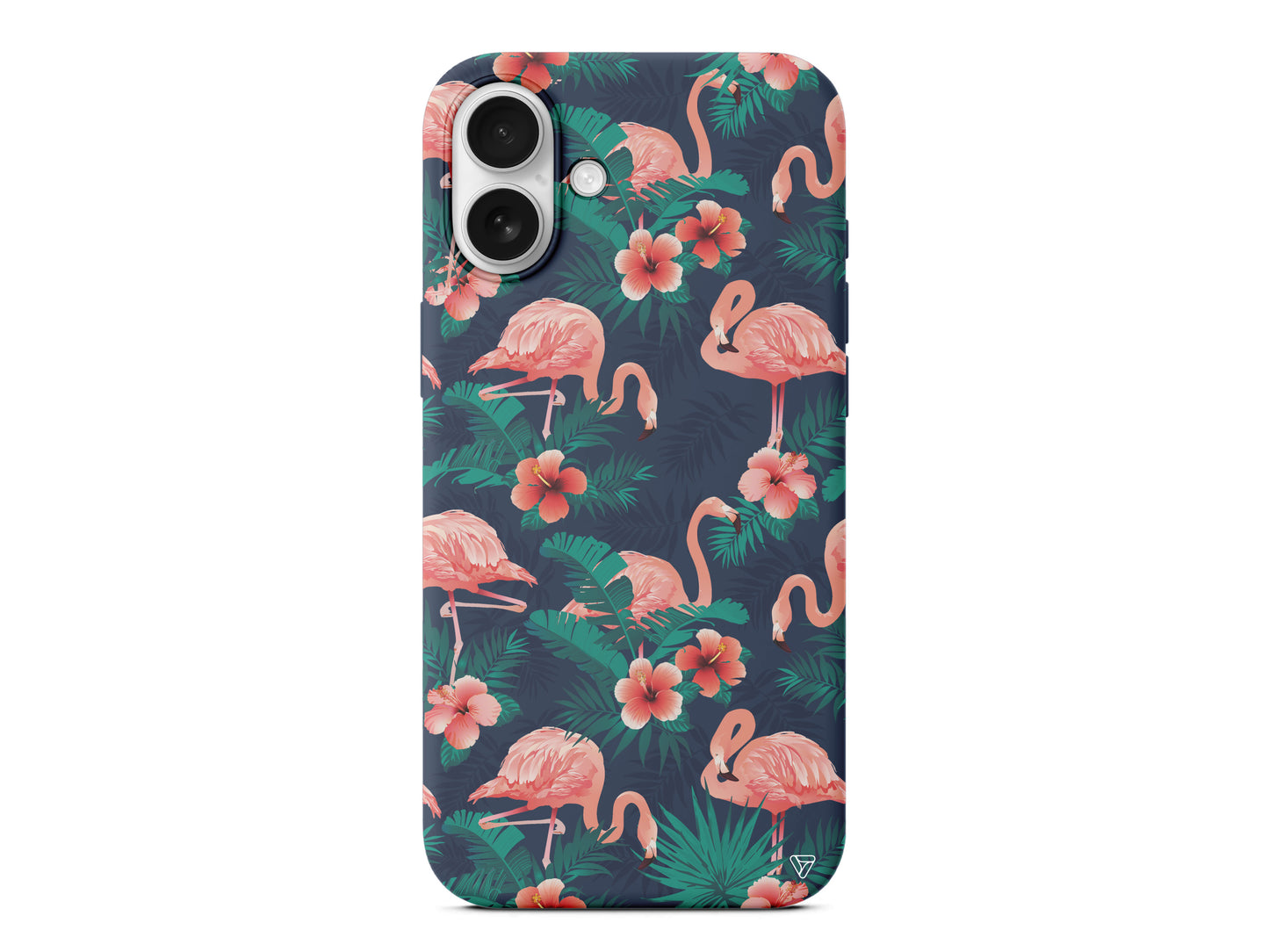 Leaf Flamingo Lansman Model İçi Kadife Silikon Telefon Kılıfı – Plus Serisine Özel