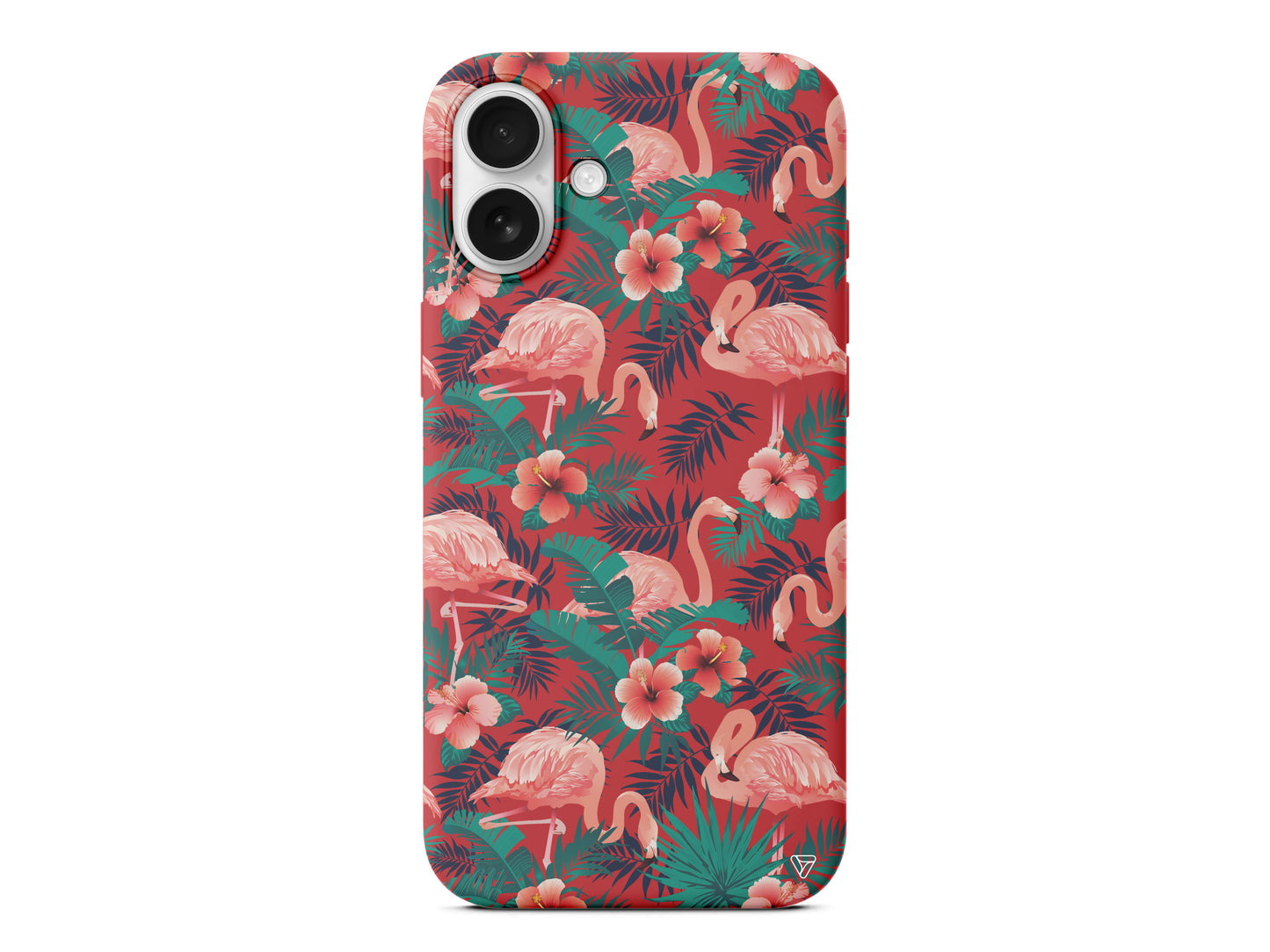 Leaf Flamingo Lansman Model İçi Kadife Silikon Telefon Kılıfı – Plus Serisine Özel