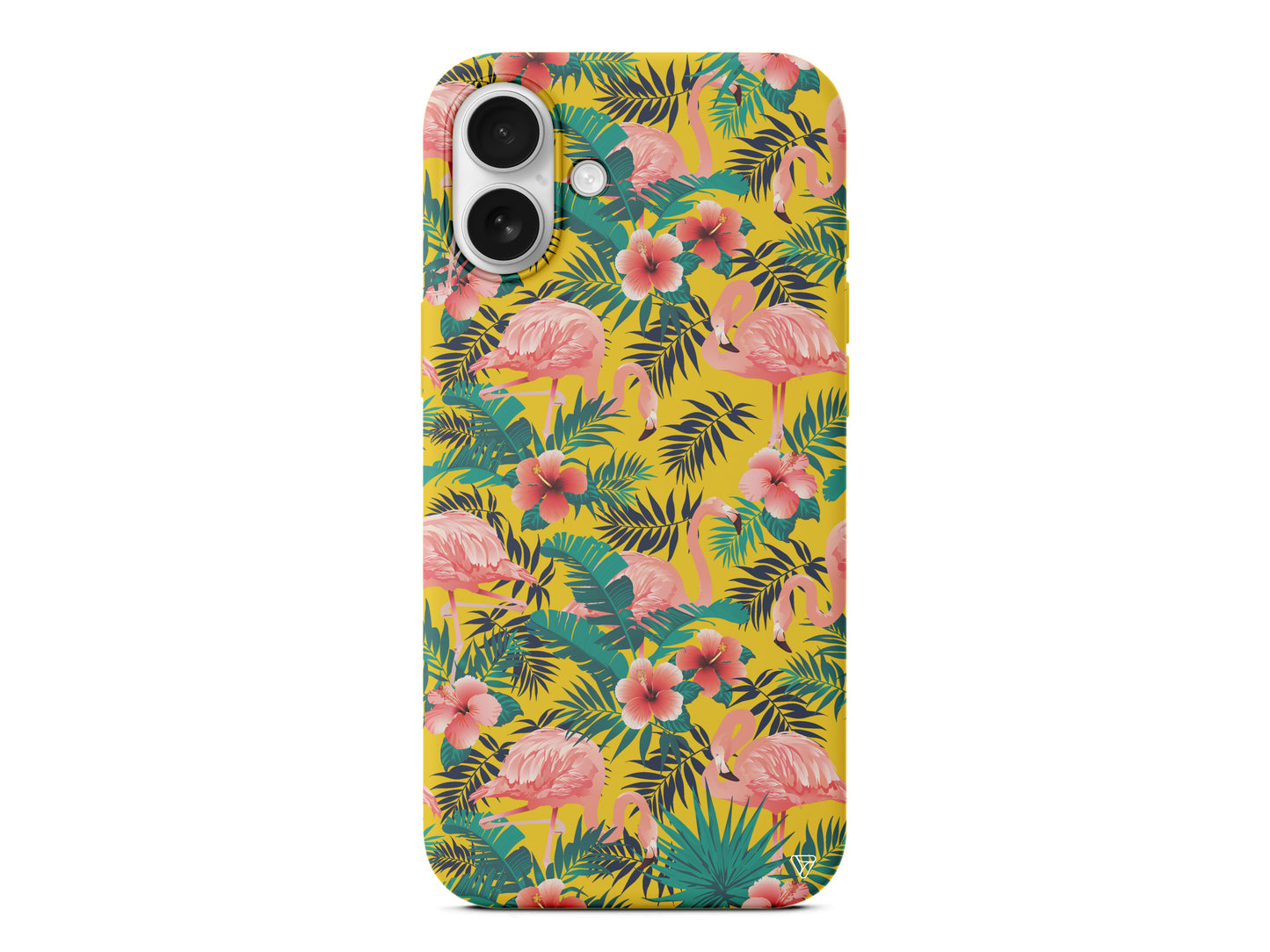 Leaf Flamingo Lansman Model İçi Kadife Silikon Telefon Kılıfı