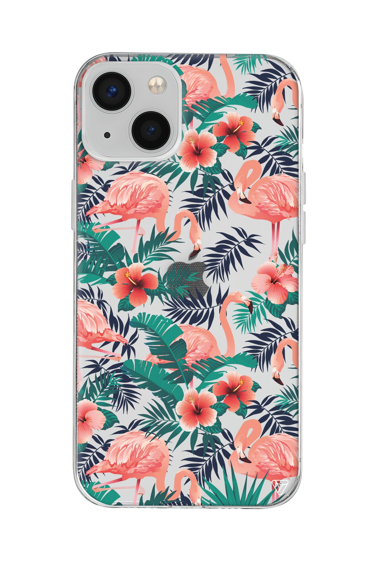 Leaf Flamingo Lansman Model İçi Kadife Silikon Telefon Kılıfı