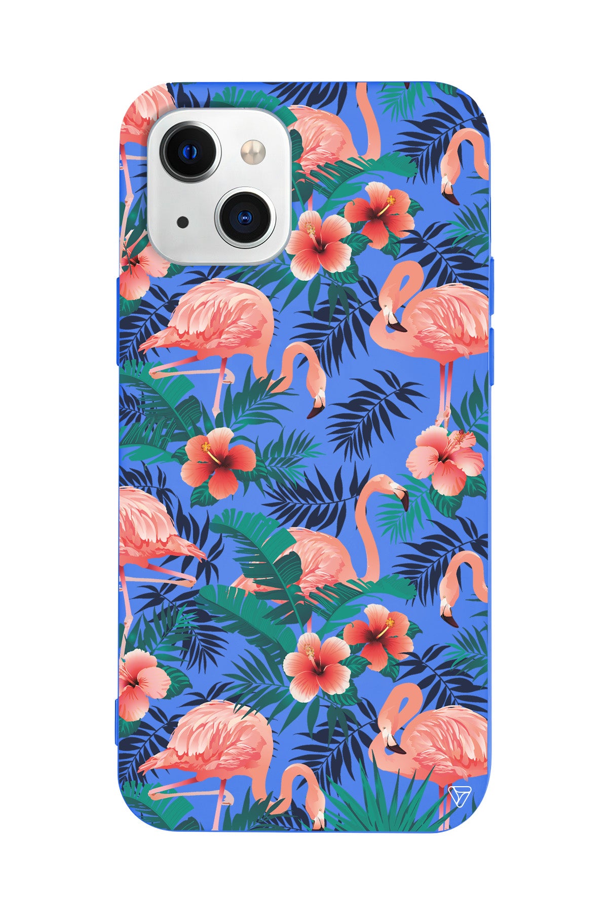 Leaf Flamingo Lansman Model İçi Kadife Silikon Telefon Kılıfı – Plus Serisine Özel