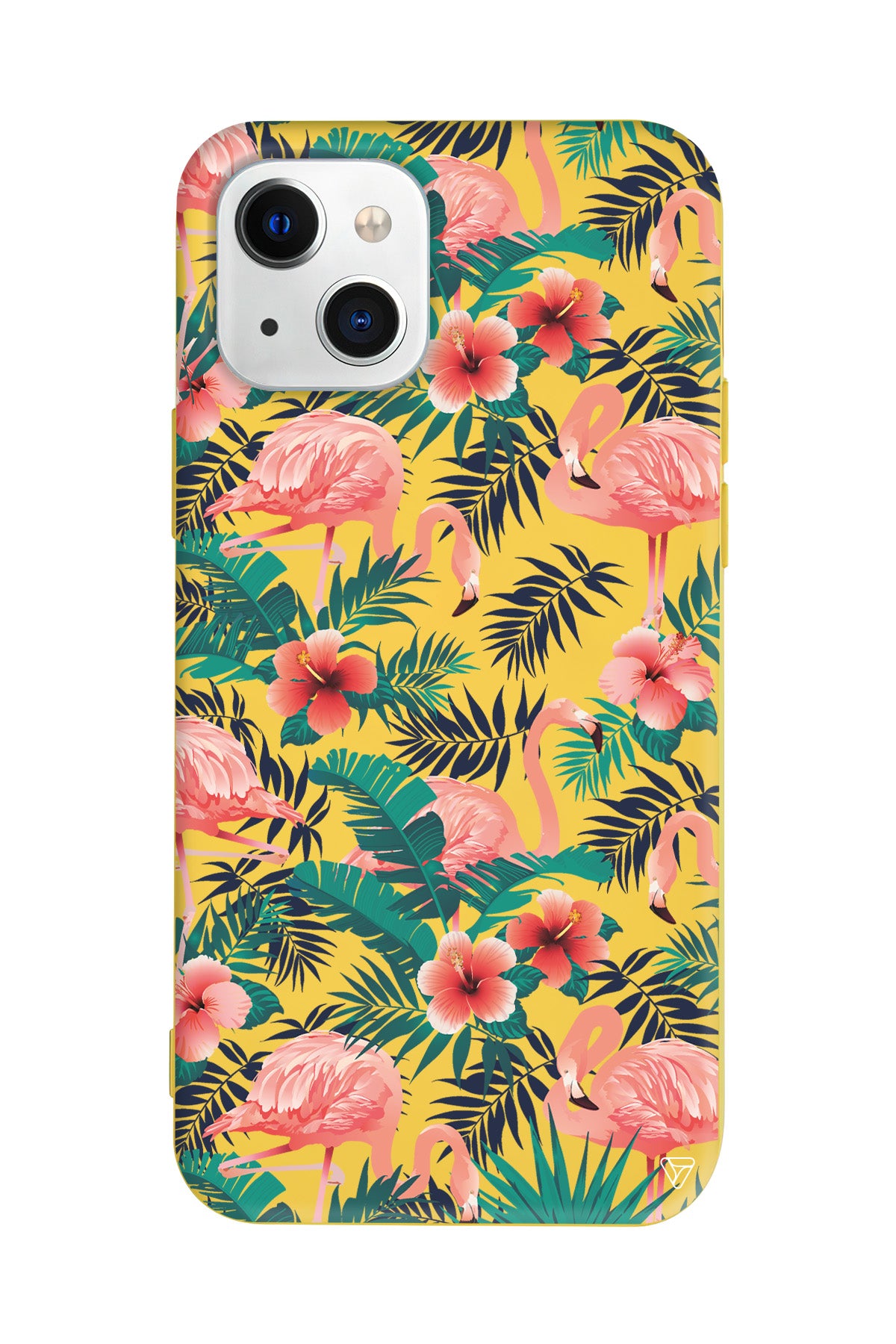 Leaf Flamingo Lansman Model İçi Kadife Silikon Telefon Kılıfı – Plus Serisine Özel