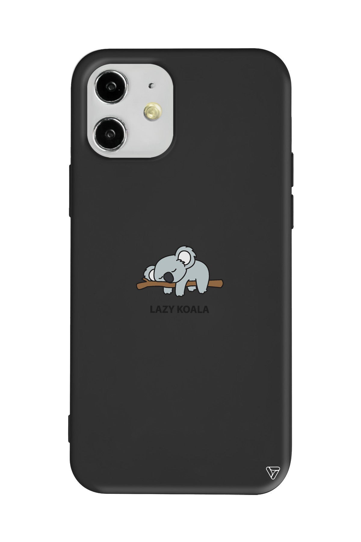 Lazy Koala Lansman Model İçi Kadife Silikon Telefon Kılıfı