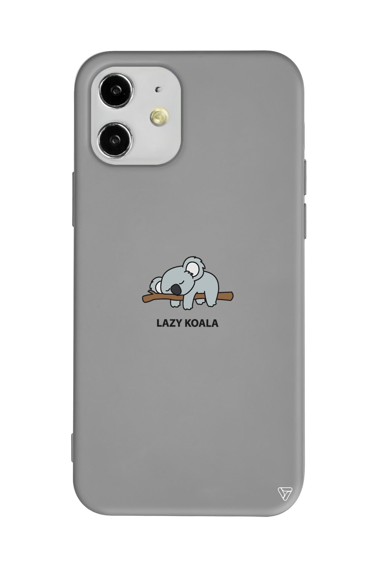 Lazy Koala Lansman Model İçi Kadife Silikon Telefon Kılıfı