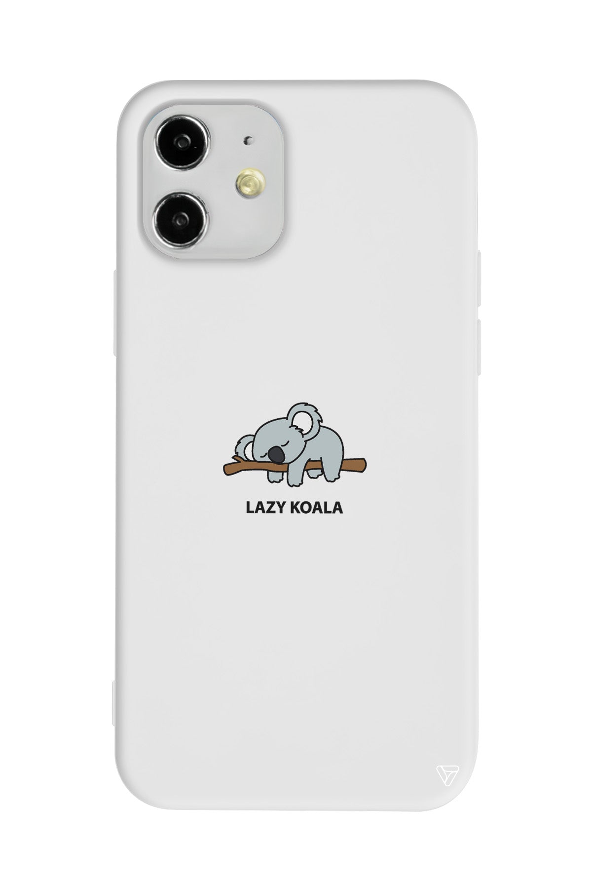 Lazy Koala Lansman Model İçi Kadife Silikon Telefon Kılıfı
