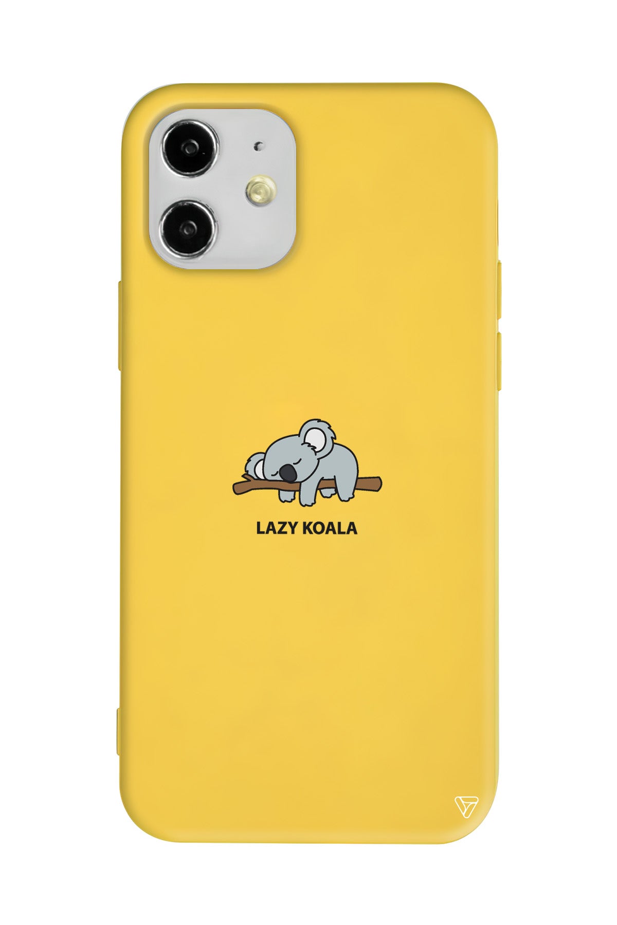 Lazy Koala Lansman Model İçi Kadife Silikon Telefon Kılıfı