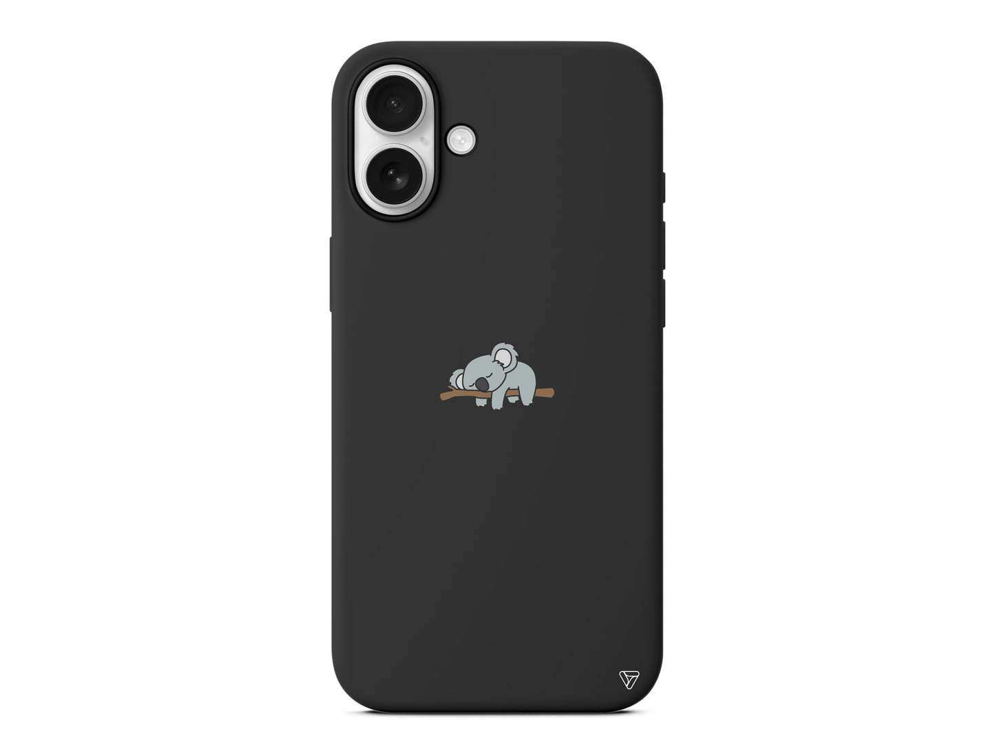 Lazy Koala Lansman Model İçi Kadife Silikon Telefon Kılıfı
