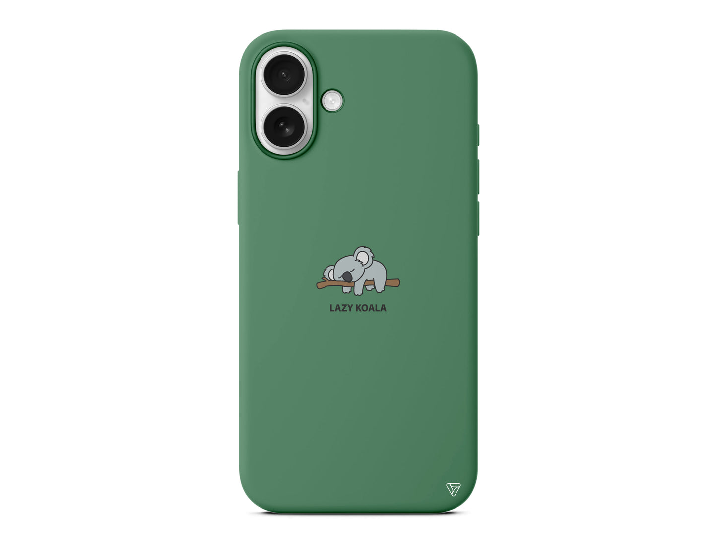 Lazy Koala Lansman Model İçi Kadife Silikon Telefon Kılıfı