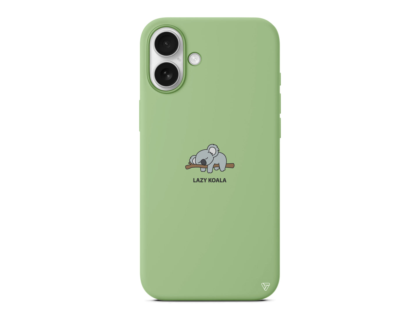 Lazy Koala Lansman Model İçi Kadife Silikon Telefon Kılıfı