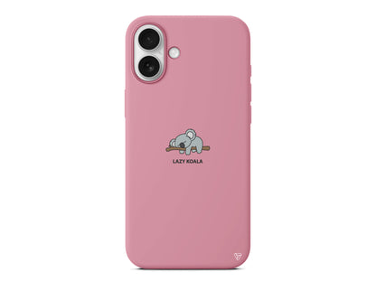 Lazy Koala Lansman Model İçi Kadife Silikon Telefon Kılıfı – Plus Serisine Özel