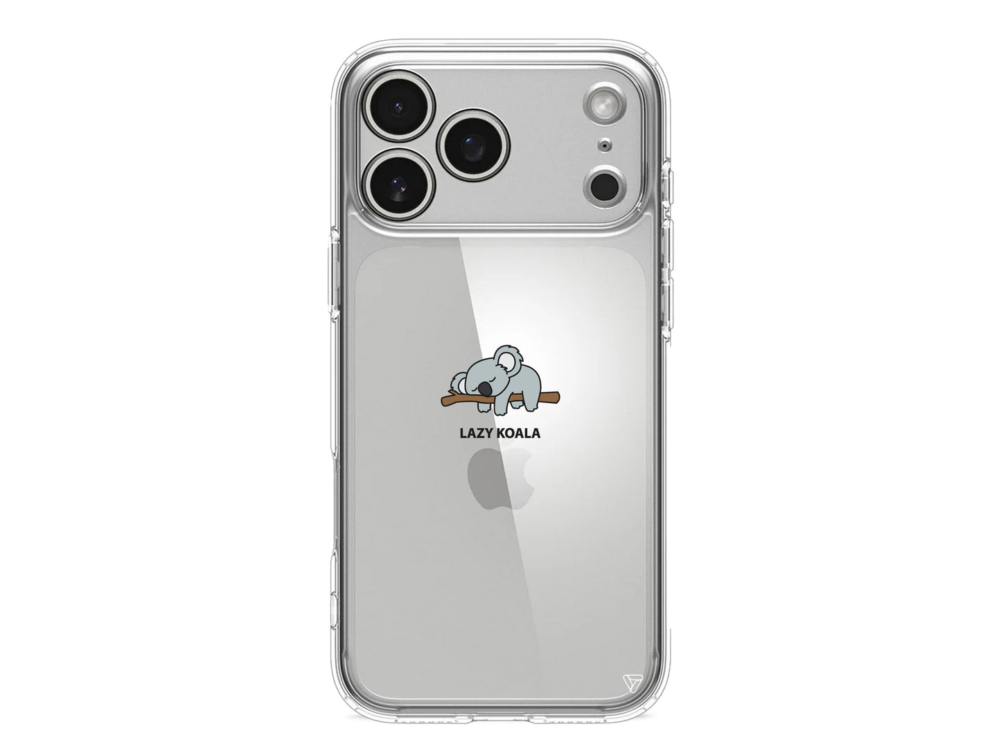 Lazy Koala Lansman Model İçi Kadife Silikon Telefon Kılıfı