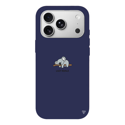 Lazy Koala Lansman Model İçi Kadife Silikon Telefon Kılıfı