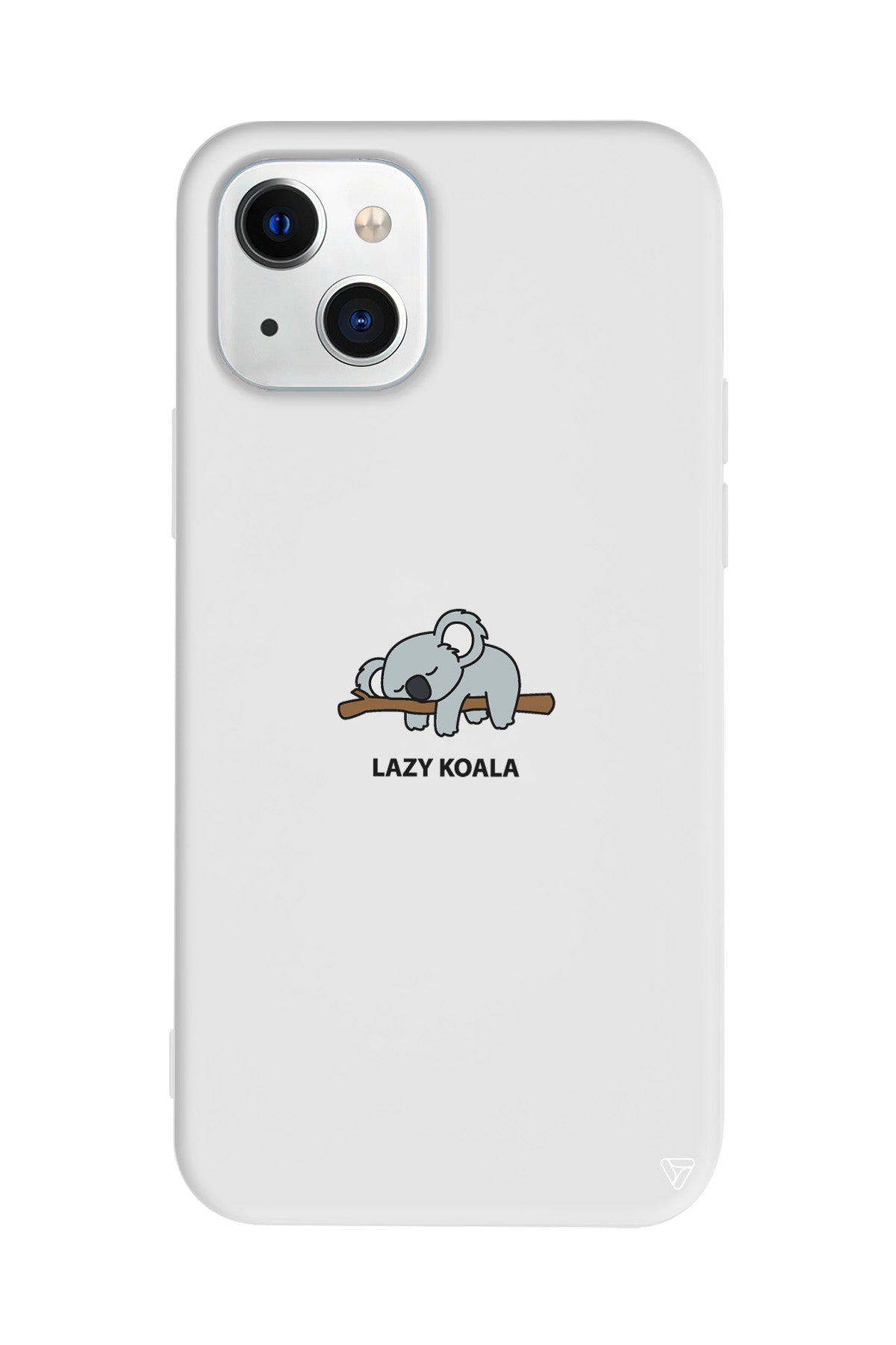 Lazy Koala Lansman Model İçi Kadife Silikon Telefon Kılıfı