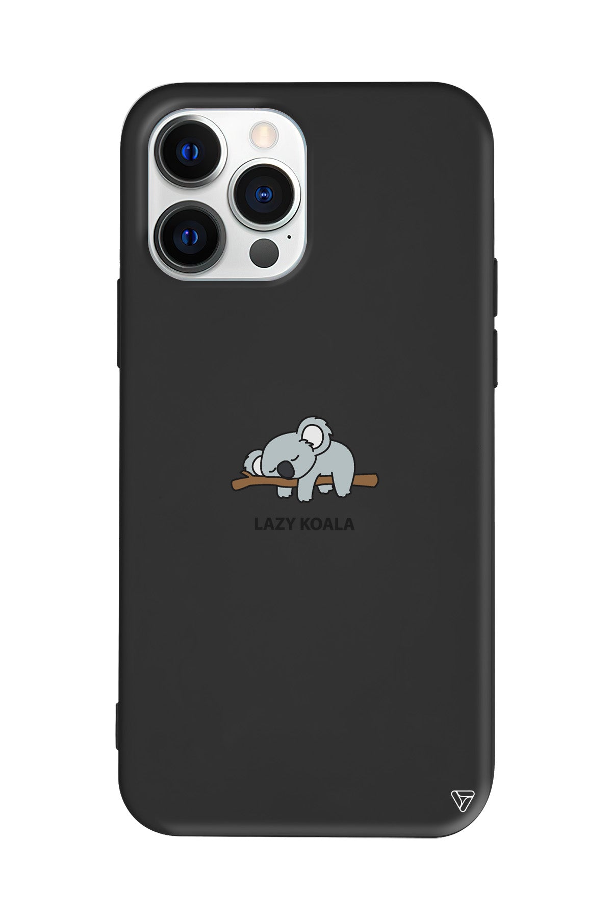 Lazy Koala Lansman Model İçi Kadife Silikon Telefon Kılıfı