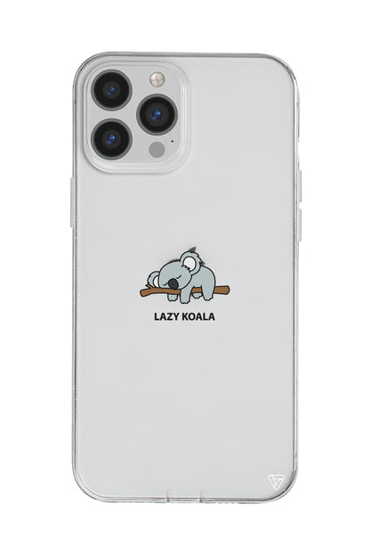 Lazy Koala Lansman Model İçi Kadife Silikon Telefon Kılıfı