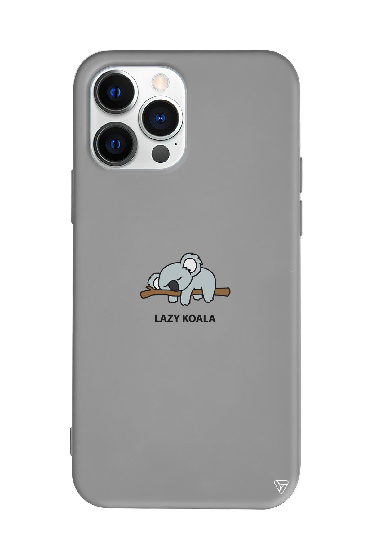 Lazy Koala Lansman Model İçi Kadife Silikon Telefon Kılıfı
