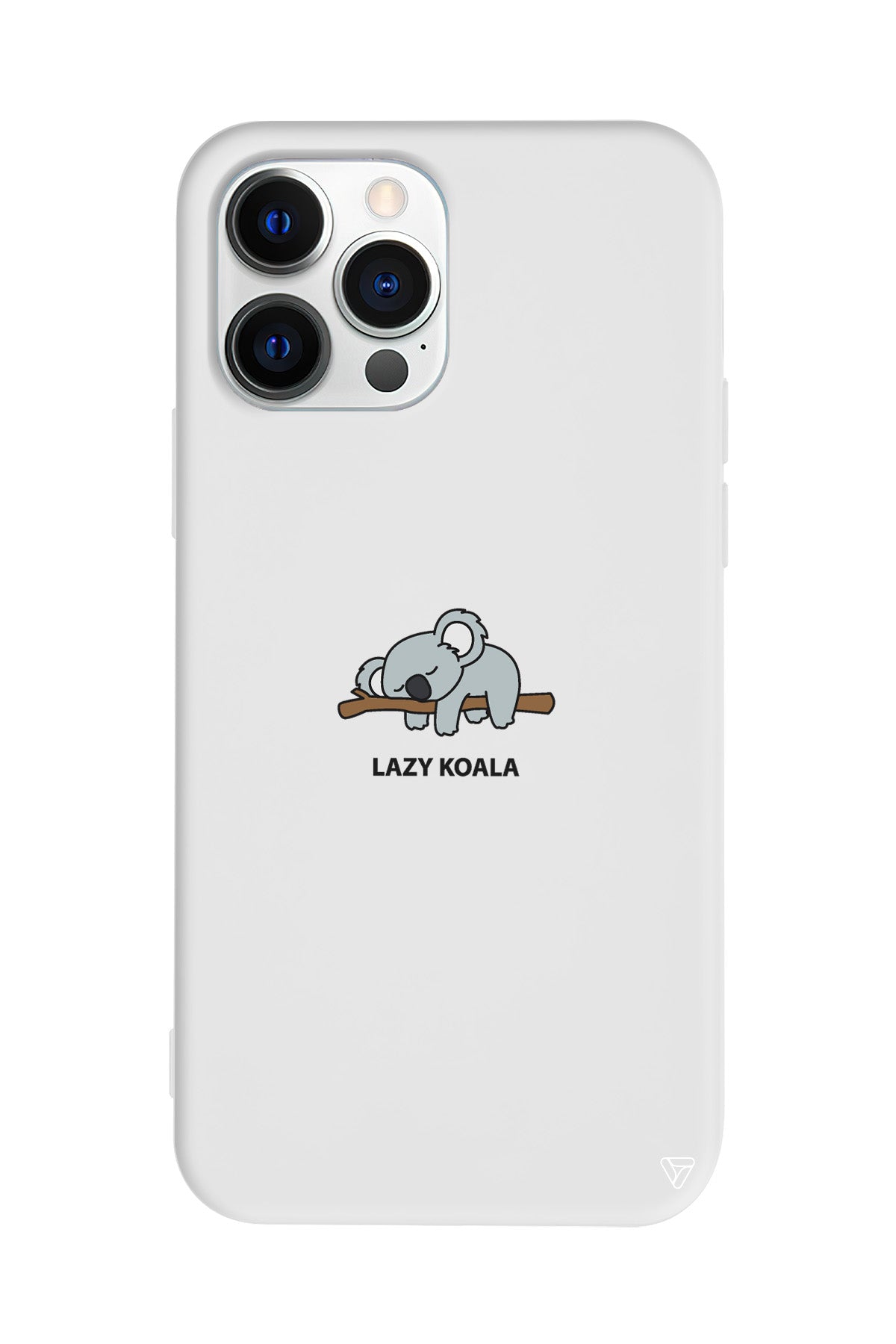 Lazy Koala Lansman Model İçi Kadife Silikon Telefon Kılıfı