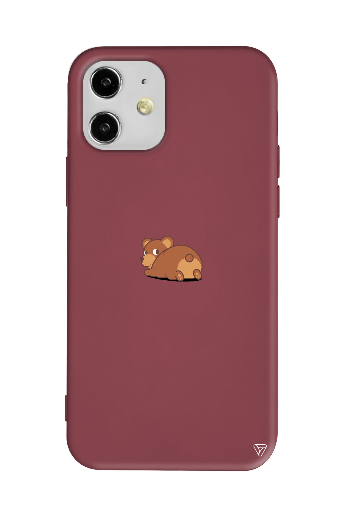 Bear Lansman Model İçi Kadife Silikon Telefon Kılıfı
