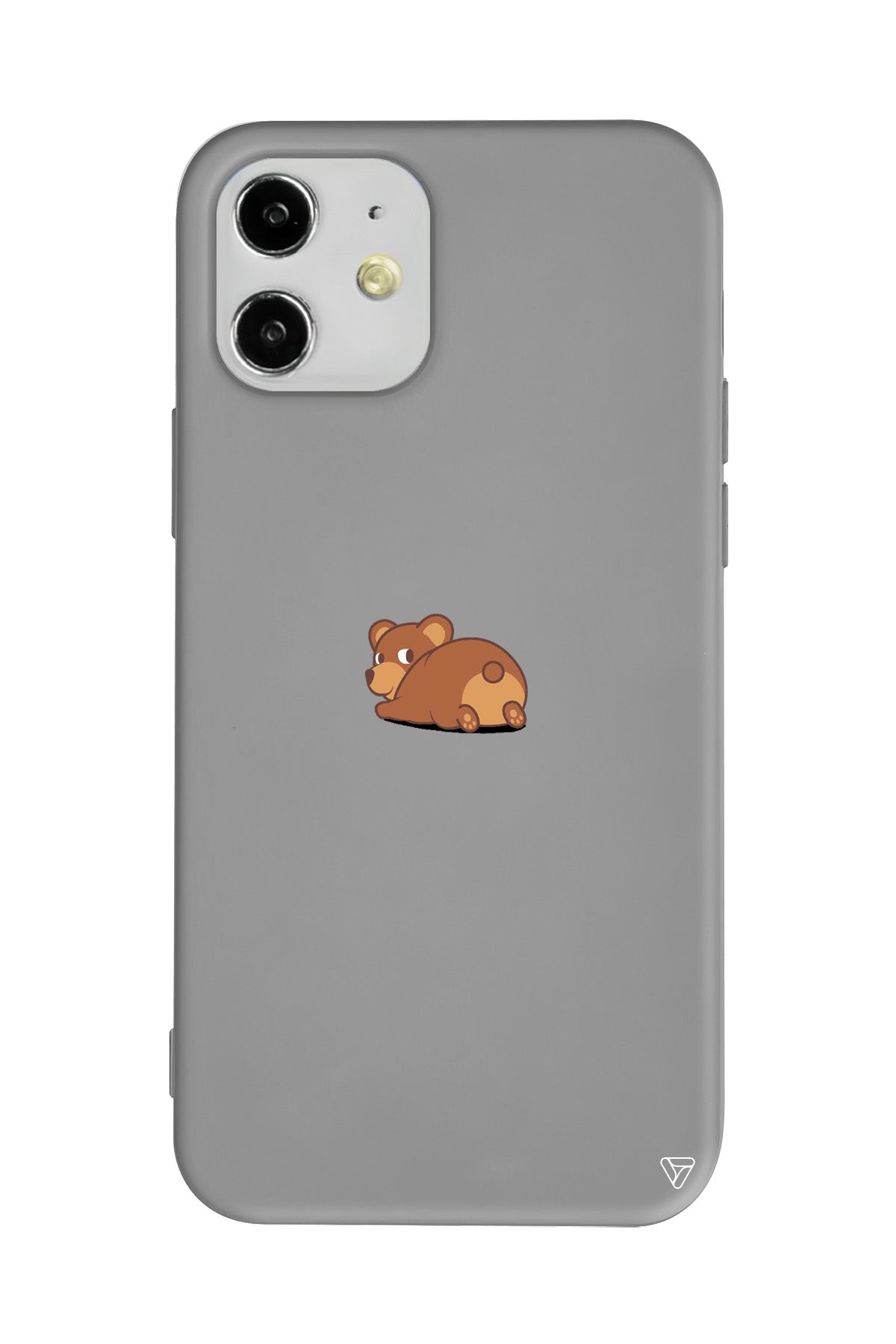 Bear Lansman Model İçi Kadife Silikon Telefon Kılıfı