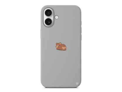 Bear Lansman Model İçi Kadife Silikon Telefon Kılıfı – Plus Serisine Özel