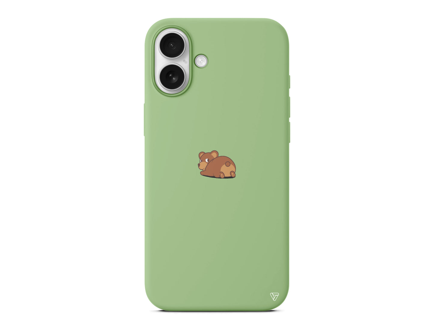 Bear Lansman Model İçi Kadife Silikon Telefon Kılıfı