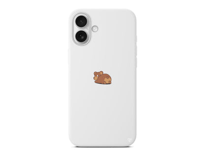 Bear Lansman Model İçi Kadife Silikon Telefon Kılıfı