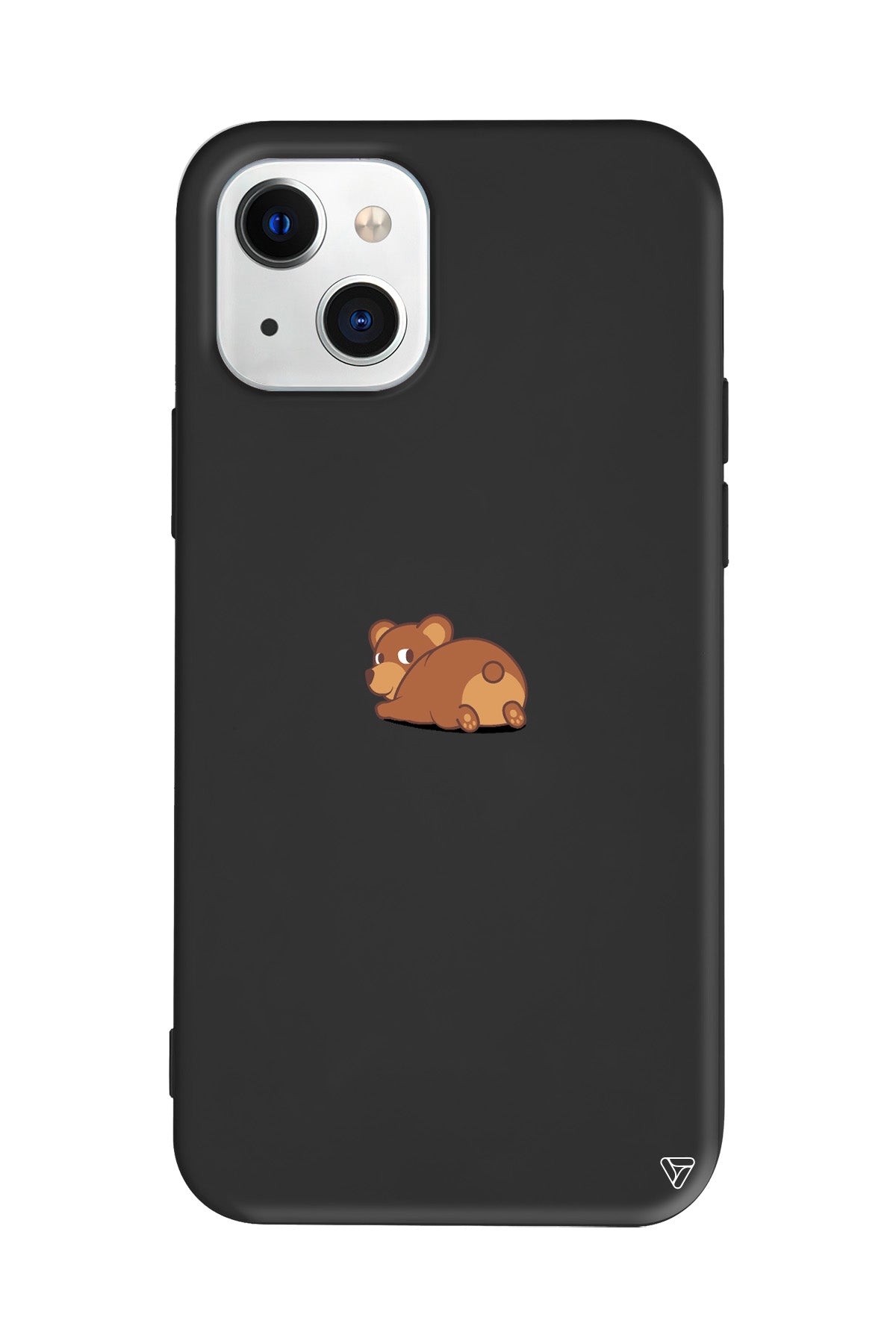Bear Lansman Model İçi Kadife Silikon Telefon Kılıfı