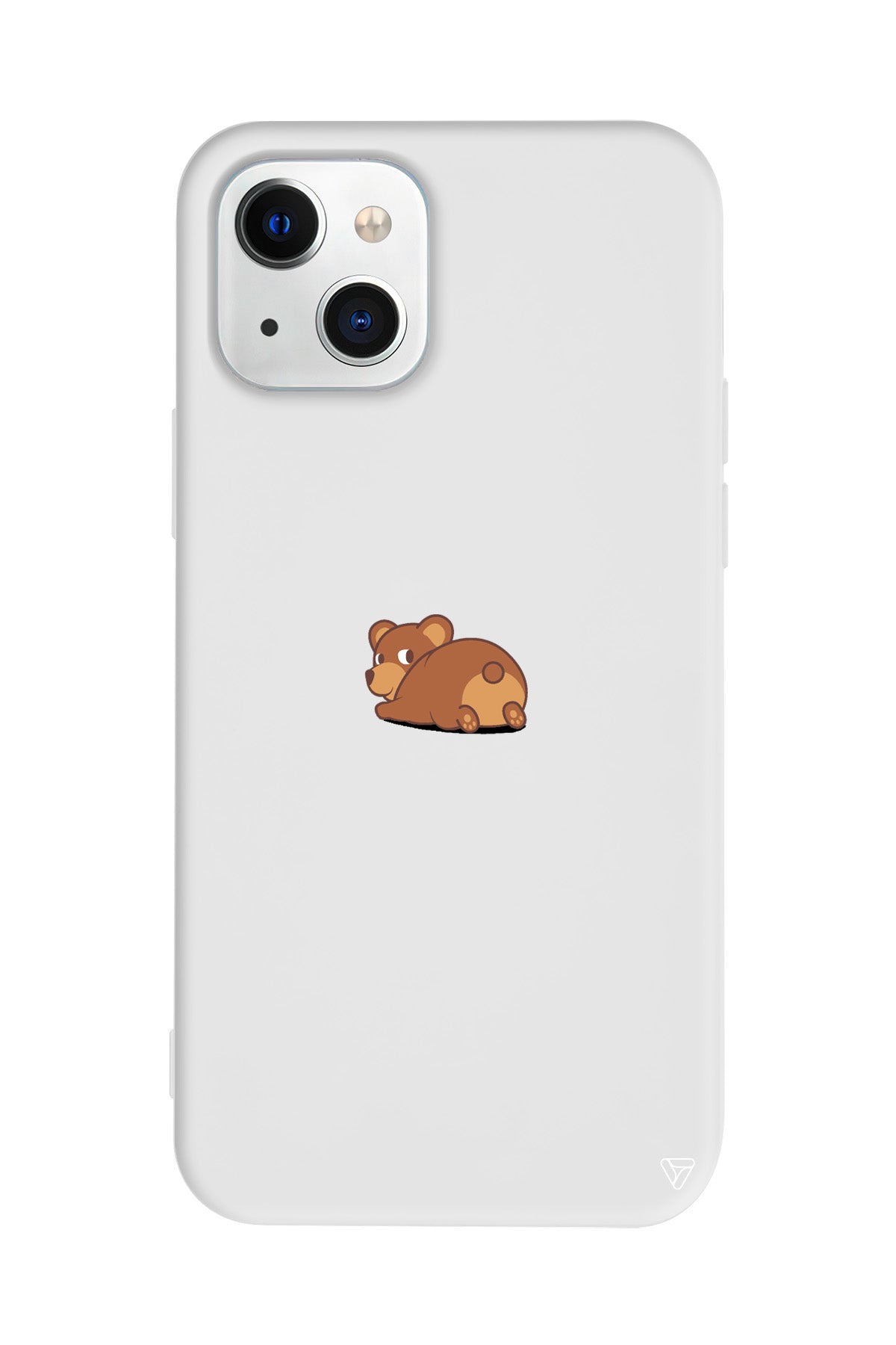 Bear Lansman Model İçi Kadife Silikon Telefon Kılıfı