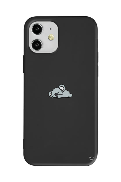 Koala Lansman Model İçi Kadife Silikon Telefon Kılıfı