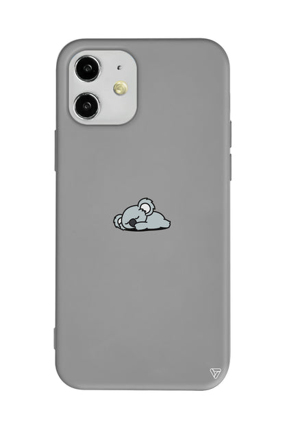 Koala Lansman Model İçi Kadife Silikon Telefon Kılıfı