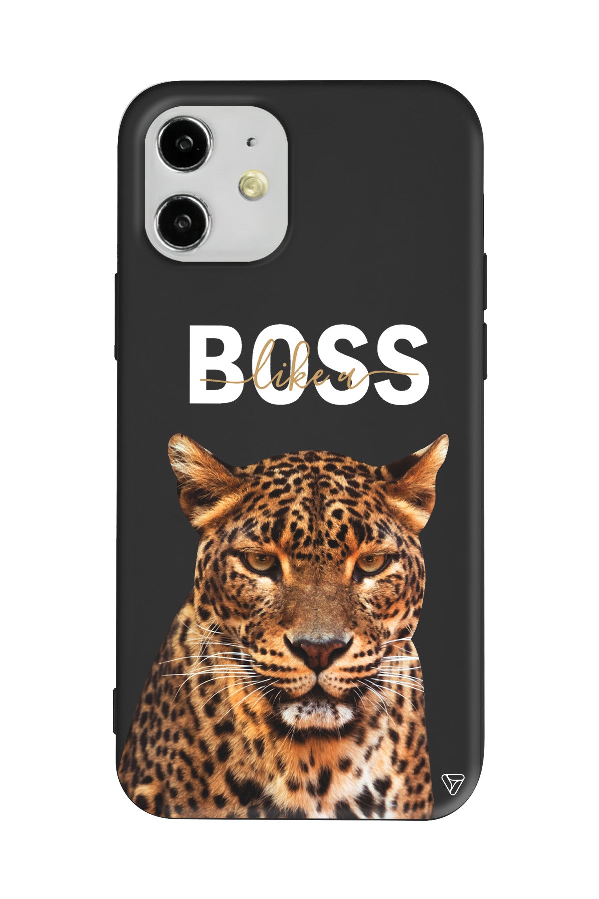 Asil Leopar Lansman Model İçi Kadife Silikon Telefon Kılıfı