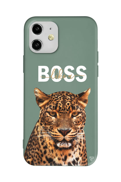 Asil Leopar Lansman Model İçi Kadife Silikon Telefon Kılıfı