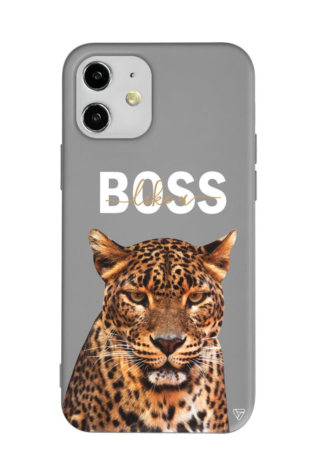 Asil Leopar Lansman Model İçi Kadife Silikon Telefon Kılıfı