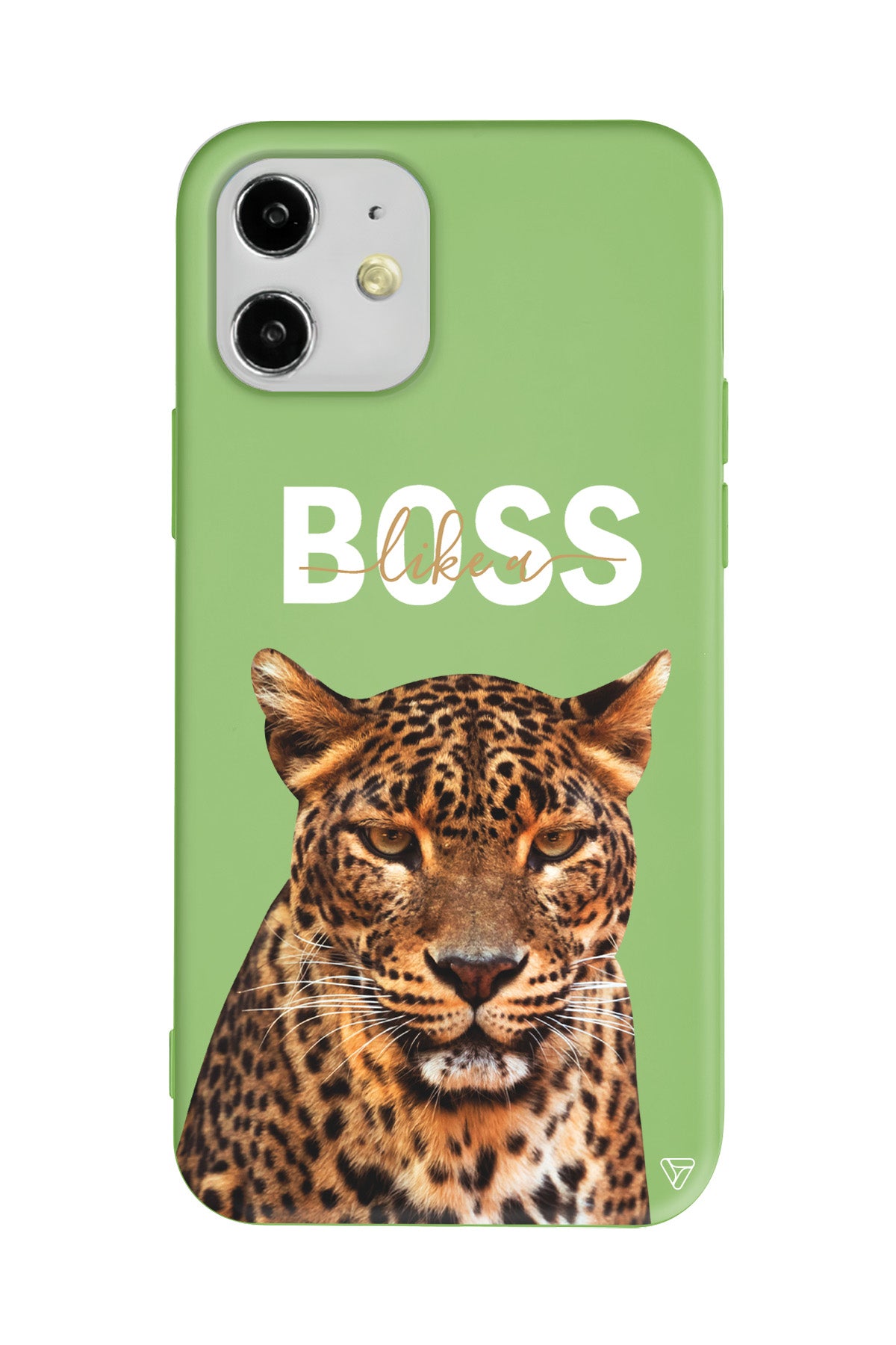 Asil Leopar Lansman Model İçi Kadife Silikon Telefon Kılıfı