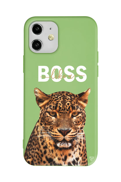 Asil Leopar Lansman Model İçi Kadife Silikon Telefon Kılıfı