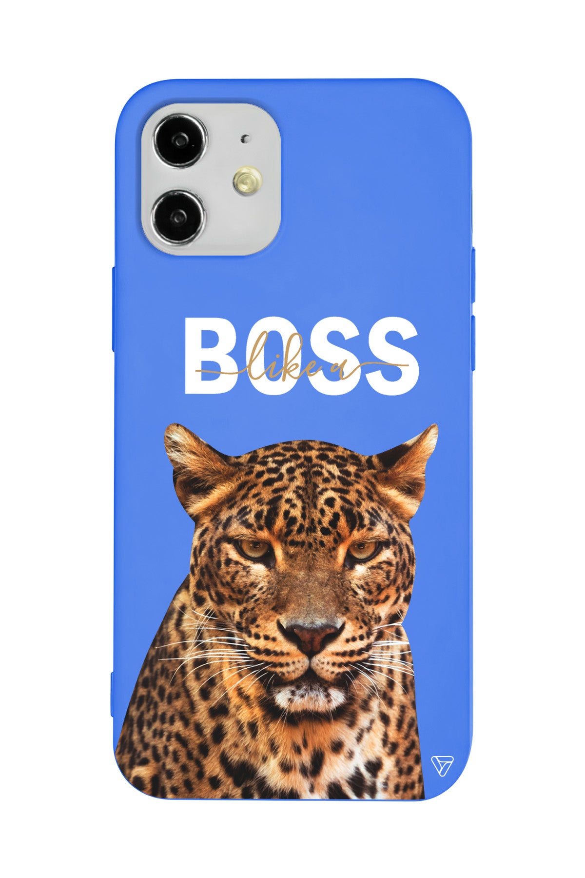 Asil Leopar Lansman Model İçi Kadife Silikon Telefon Kılıfı