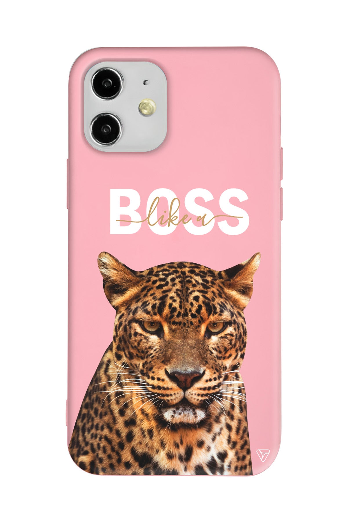 Asil Leopar Lansman Model İçi Kadife Silikon Telefon Kılıfı