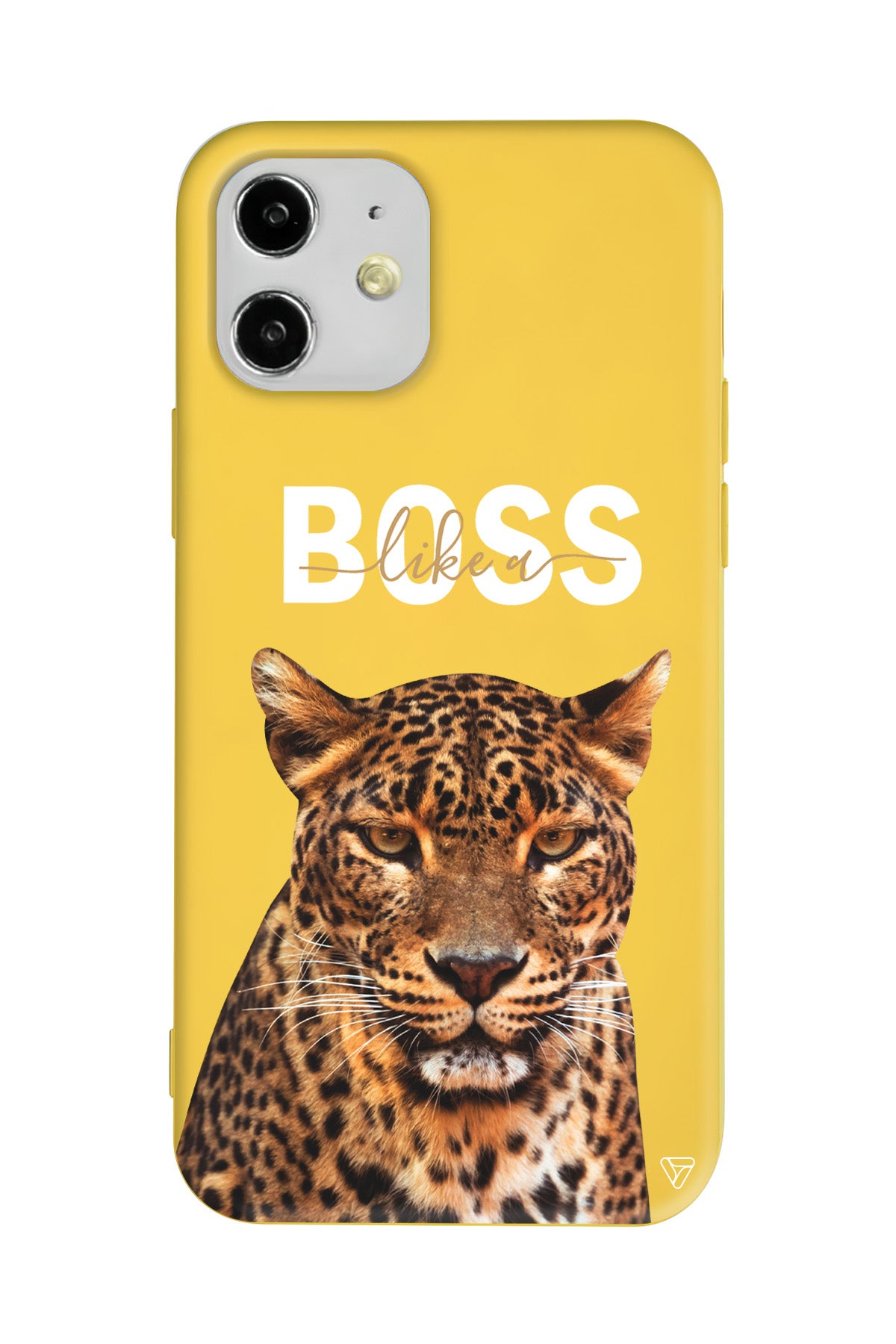 Asil Leopar Lansman Model İçi Kadife Silikon Telefon Kılıfı