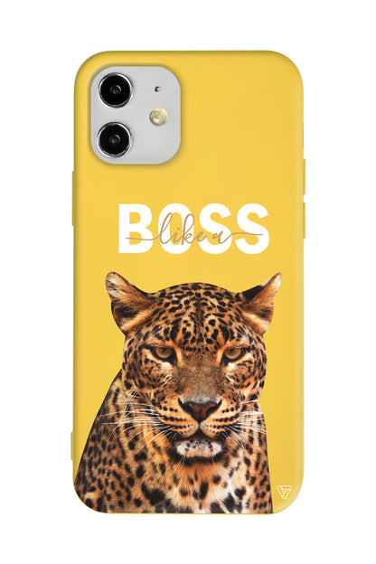 Asil Leopar Lansman Model İçi Kadife Silikon Telefon Kılıfı