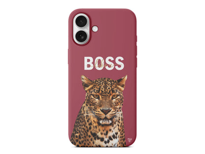 Asil Leopar Lansman Model İçi Kadife Silikon Telefon Kılıfı