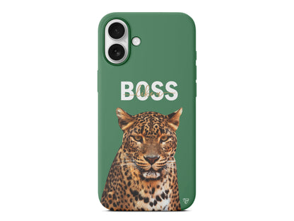 Asil Leopar Lansman Model İçi Kadife Silikon Telefon Kılıfı