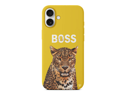 Asil Leopar Lansman Model İçi Kadife Silikon Telefon Kılıfı