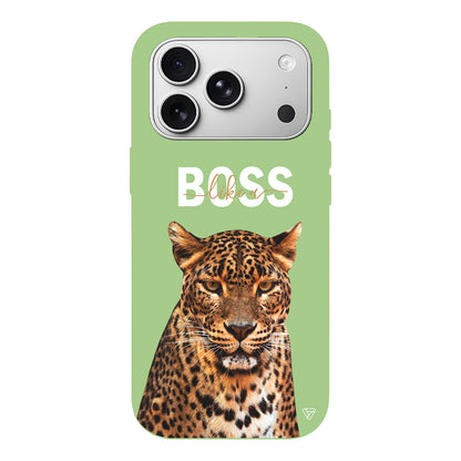 Asil Leopar Lansman Model İçi Kadife Silikon Telefon Kılıfı