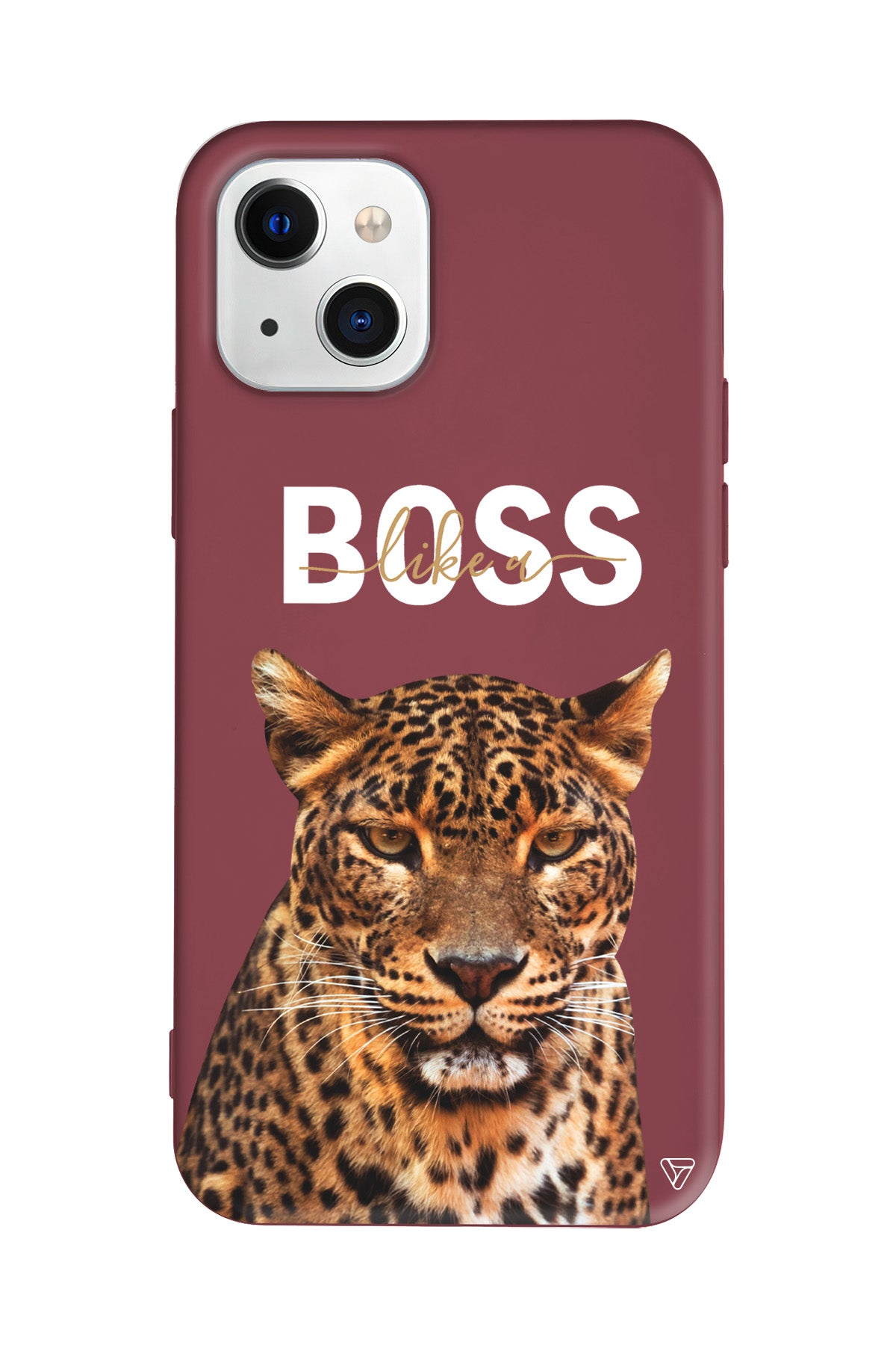 Asil Leopar Lansman Model İçi Kadife Silikon Telefon Kılıfı